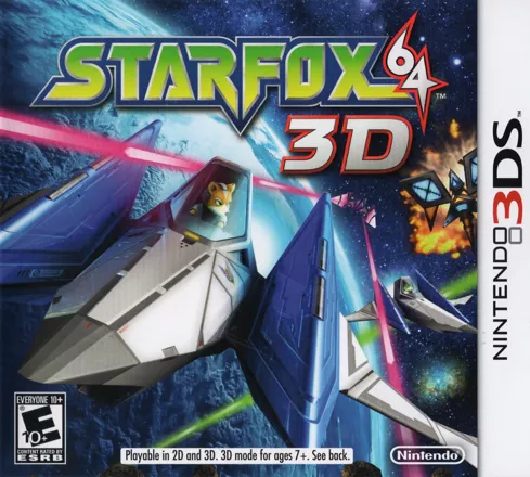 постер игры Star Fox 64 3D