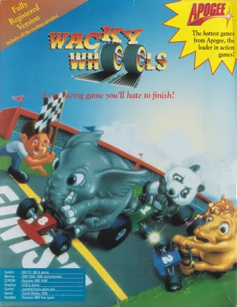 постер игры Wacky Wheels