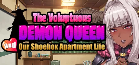 постер игры The Voluptuous Demon Queen and our Shoebox Apartment Life