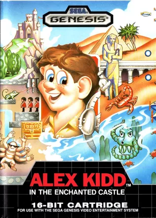 постер игры Alex Kidd in the Enchanted Castle
