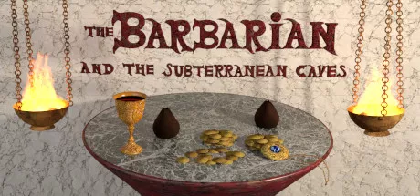постер игры The Barbarian and the Subterranean Caves