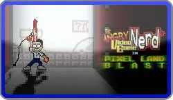постер игры The Angry Video Game Nerd in Pixel Land Blast