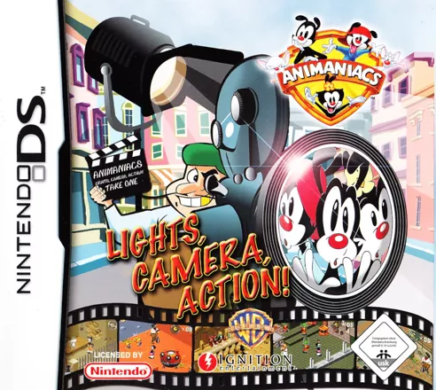 постер игры Animaniacs: Lights, Camera, Action!