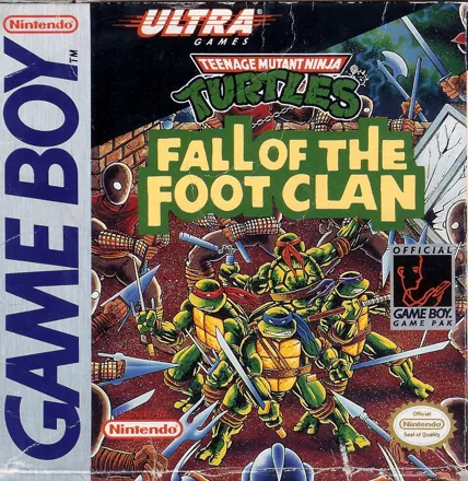 постер игры Teenage Mutant Ninja Turtles:  Fall of the Foot Clan