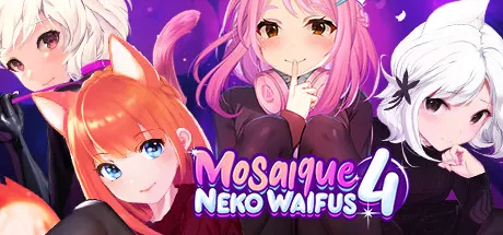 постер игры Mosaique Neko Waifus 4