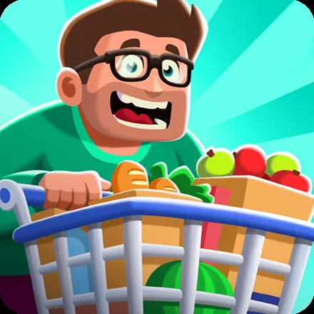 постер игры Idle Supermarket Tycoon
