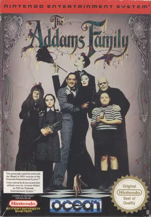 постер игры The Addams Family