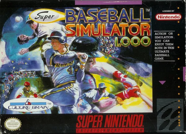 постер игры Super Baseball Simulator 1.000
