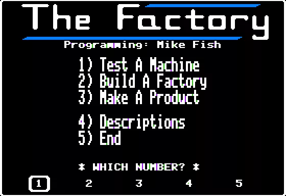 постер игры The Factory
