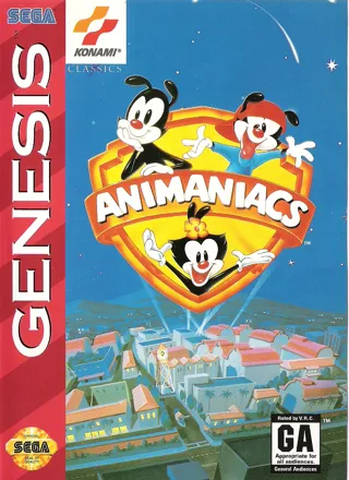 постер игры Animaniacs