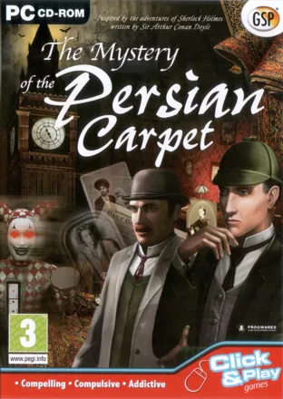постер игры Sherlock Holmes: The Mystery of the Persian Carpet