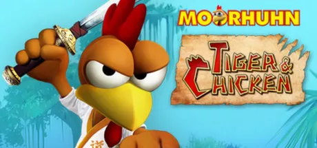 постер игры Moorhuhn: Tiger and Chicken