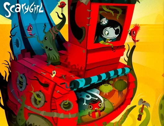 постер игры Scarygirl