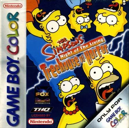 постер игры The Simpsons: Night of the Living Treehouse of Horror