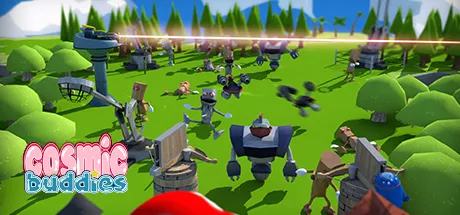 постер игры Cosmic Buddies Town