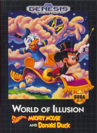 постер игры World of Illusion Starring Mickey Mouse and Donald Duck