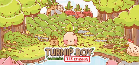 постер игры Turnip Boy Commits Tax Evasion