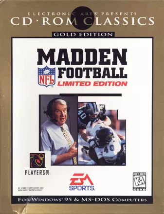 постер игры Madden NFL Football: Limited Edition