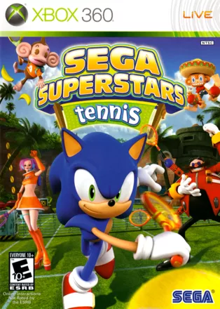 постер игры SEGA Superstars Tennis