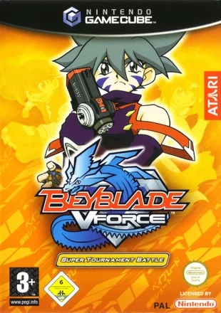 постер игры Beyblade VForce: Super Tournament Battle