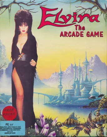 постер игры Elvira: The Arcade Game