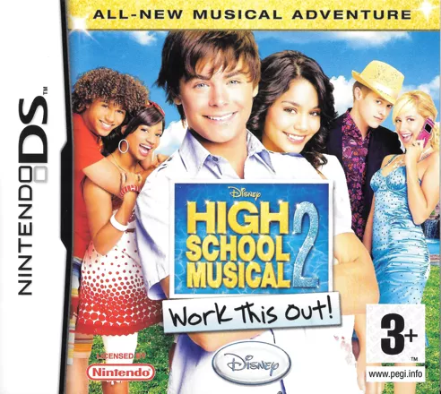 постер игры High School Musical 2: Work This Out!