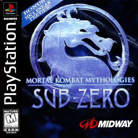 постер игры Mortal Kombat Mythologies: Sub-Zero