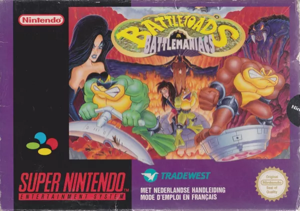 постер игры Battletoads in Battlemaniacs