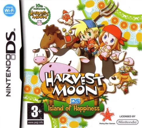 постер игры Harvest Moon DS: Island of Happiness