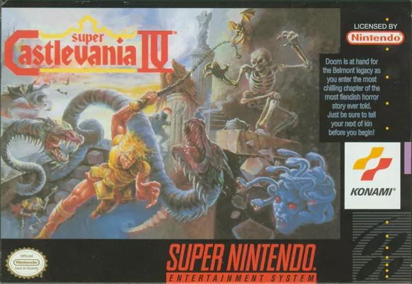 постер игры Super Castlevania IV