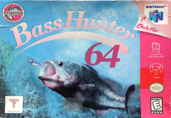 постер игры In-Fisherman Bass Hunter 64