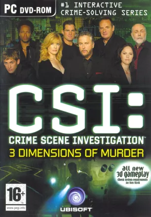 постер игры CSI: Crime Scene Investigation - 3 Dimensions of Murder