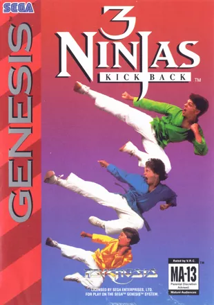 постер игры 3 Ninjas Kick Back