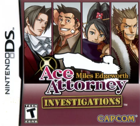 постер игры Ace Attorney Investigations: Miles Edgeworth