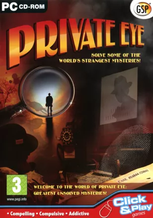 постер игры Private Eye: Greatest Unsolved Mysteries