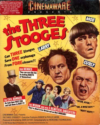 постер игры The Three Stooges