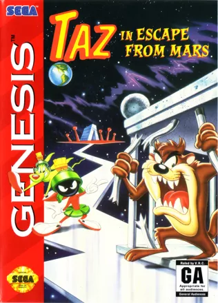 постер игры Taz in Escape from Mars