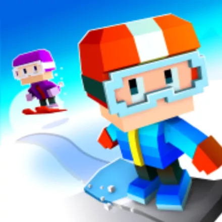постер игры Blocky Snowboarding