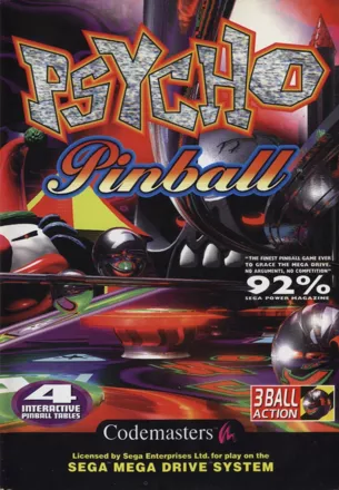 постер игры Psycho Pinball