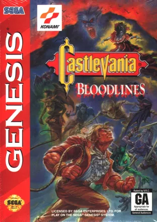 постер игры Castlevania: Bloodlines