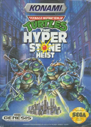 постер игры Teenage Mutant Ninja Turtles: The Hyperstone Heist