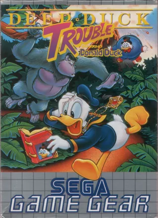 постер игры Deep Duck Trouble starring Donald Duck