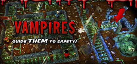 постер игры Vampires: Guide Them to Safety!