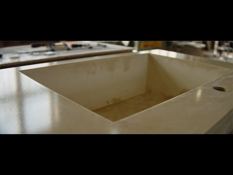 Видео: Раковины из бетона Москва "Petrobeton"