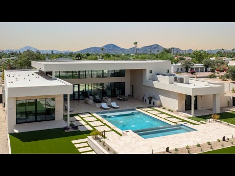 Видео: ВНУТРИ нового роскошного дома стоимостью 7 миллионов долларов в Скоттсдейле | Недвижимость в Скот...