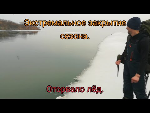 Видео: Селедки на Де-Фризе. Экстремальная рыбалка на оторванном льду. Ловля селедки на блесны.