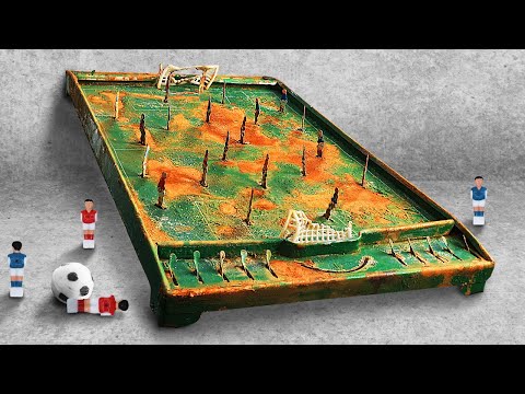 Видео: Мини футбол | Реставрация старой игрушки