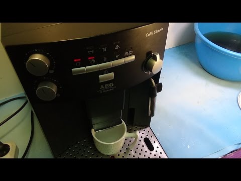 Видео: Electrolux AEG Caffe Silenzio не делает кофе ремонт, декальцинация