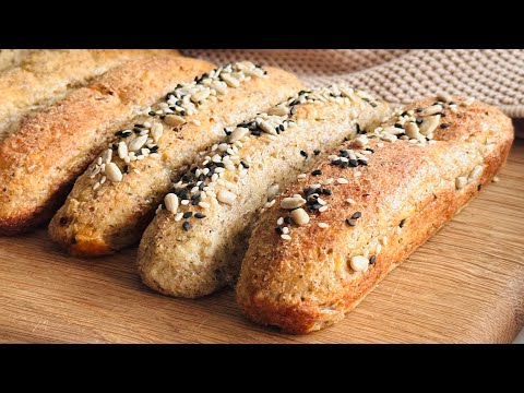 Видео: Теперь я знаю рецепт самого быстрого хлеба для здорового завтрака. Без муки, без масла