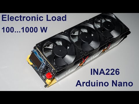 Видео: Елетронне навантаження на Arduino Nano + INA226
